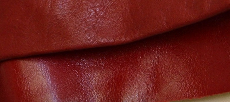L15 Red Leather Keeper Collars