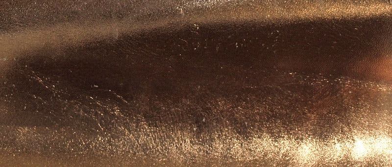 L58 Metallic Copper Leather Keeper Collars