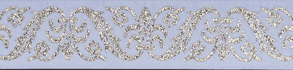 R7104 1 1/4 Inch Gold Baroque on White Keeper Collars