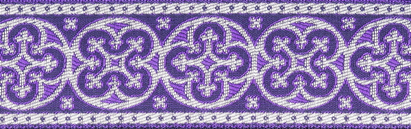 R7301 1 5/8 Inch Silver and Purple Shields Keeper Collars