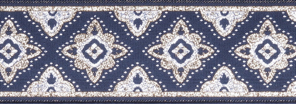 R7500 1 7/8 Inch Gold, Silver and Black Amarvati Keeper Collars
