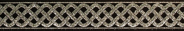 R4010 3/4 Inch Silver Celtic Knot Keeper Collars