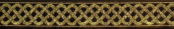 R4011 3/4 Inch Gold Celtic Knot Keeper Collars
