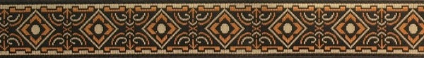 R3028 5/8 Inch Brown Geo Keeper Collars