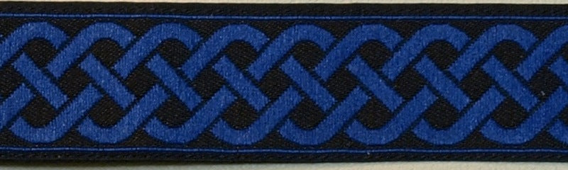 R4014 3/4 Inch Royal Blue Celtic Knot Keeper Collars