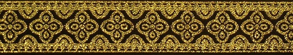 R5019 7/8 Inch Gold Flowers Keeper Collars