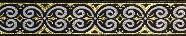 R6022 1 Inch Gold Scroll Keeper Collars