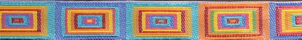 R3018 5/8 Inch Colored Squares Keeper Collars
