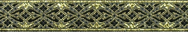 R5000 7/8 Inch Gold and Black Diamonds Keeper Collars