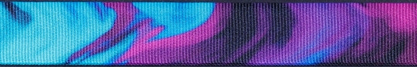 R4018-CG 3/4 Inch Teal and Purple Lava Lamp Keeper Collars