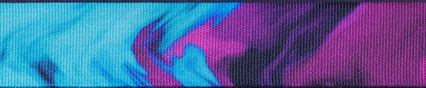 R6010-CG 1 Inch Teal and Purple Lava Lamp Keeper Collars