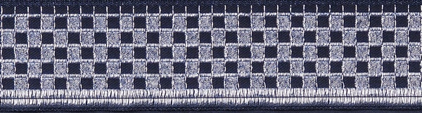 R7103 1 1/4 Inch Silver Checker Keeper Collars