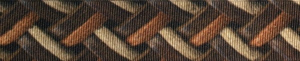 R6005-CG 1 inch Basket Weave Keeper Collars