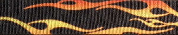 R6003-CG 1 inch Tribal Flames Keeper Collars