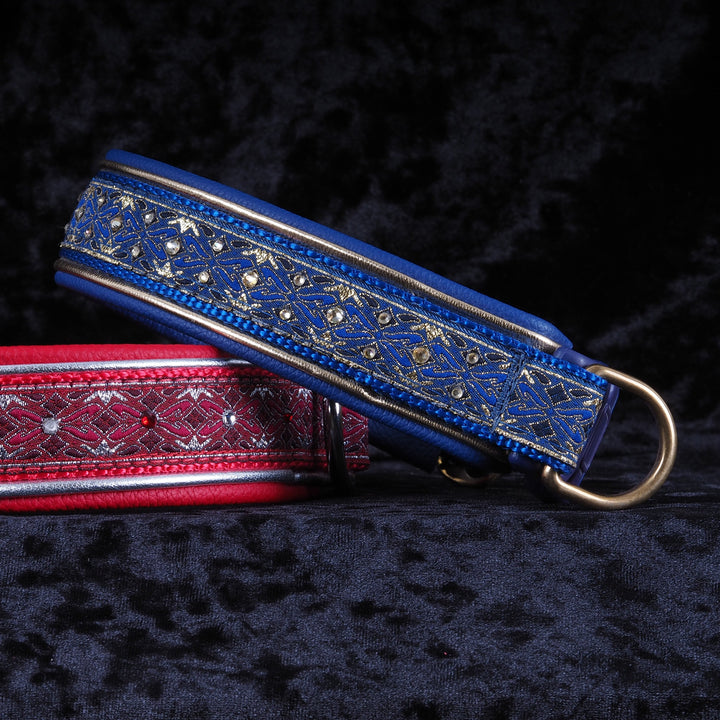 Add Swarovski Crystals to your collar! You MUST call Sue to discuss layout and pricing before you can order (763) 786-5144.