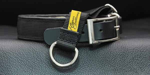 End Run, 15",18",21",25", 1: Black Web, Leather strap and Buckle, Med Prong, ( we have changed our Buckles and Straps this is the older Version) )