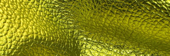 L44 Metallic Chartreuse Leather