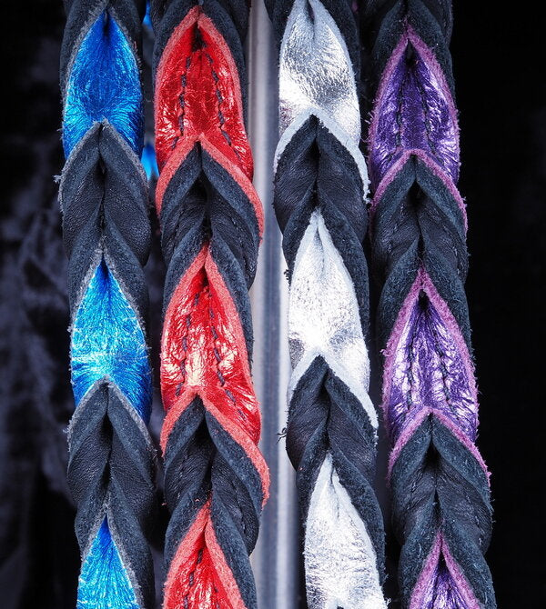 Braided Leather Leads 4' and 6'