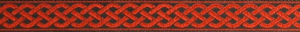 R2007 1/2 Inch Red Celtic Knot